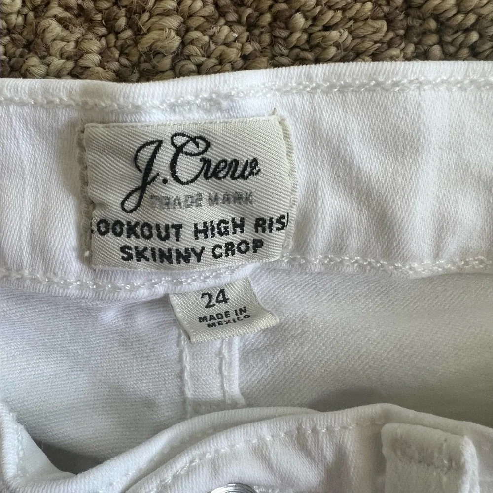 J.Crew Distressed Lookout High Rise Skinny Crop - Picture 5 of 5